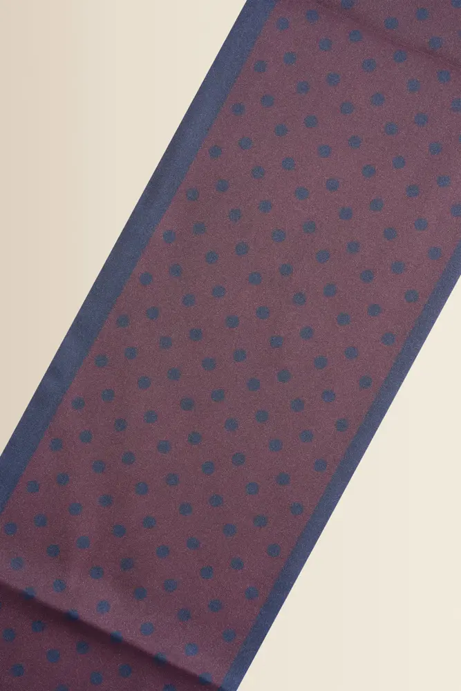 Shawl met stipdessin