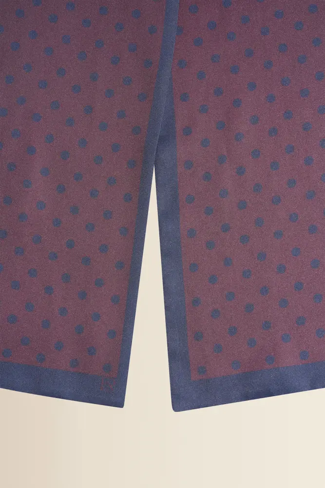 Shawl met stipdessin