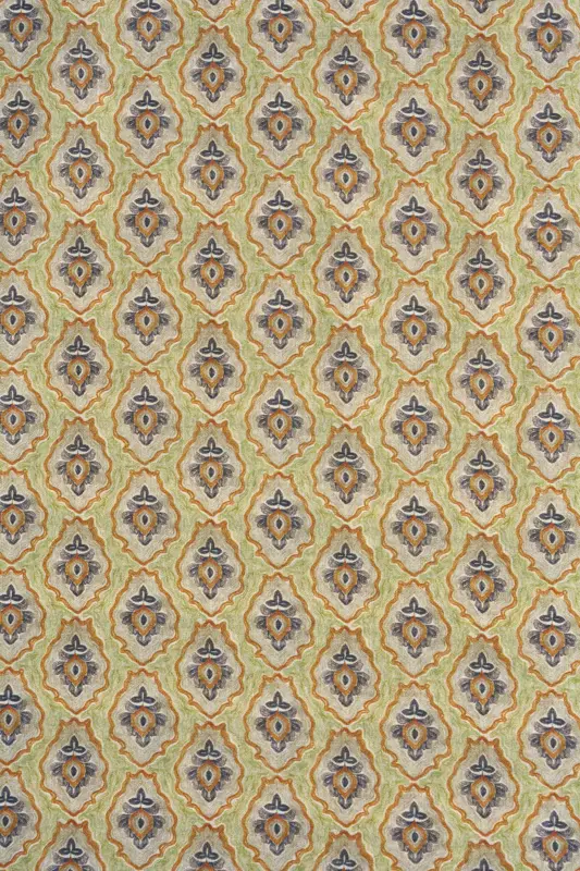 Shawl met dessin en kwastjes