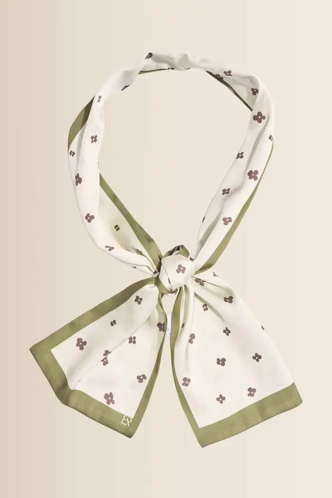 Shawl met bloemendessin