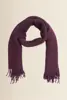 Shawl met ribstructuur