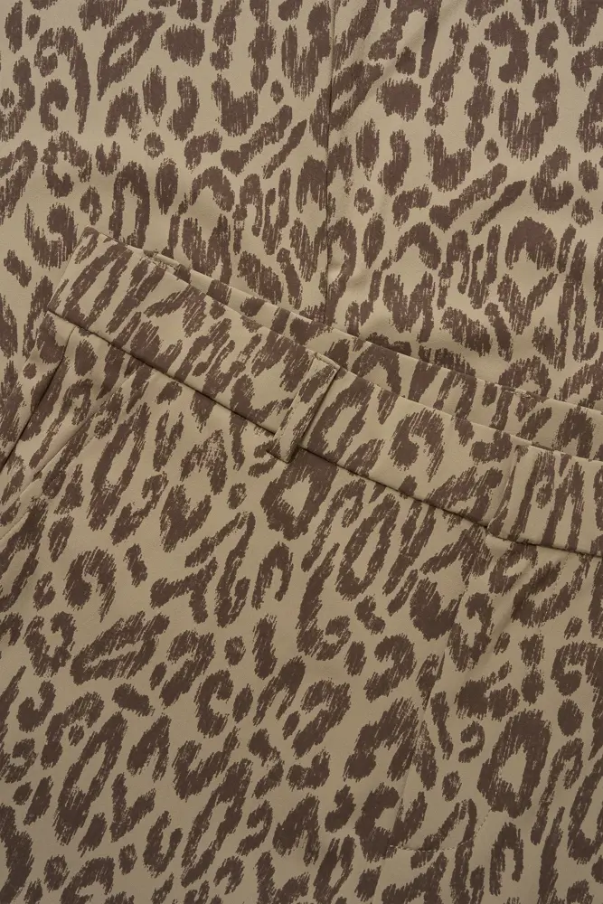 Jersey broek met uitlopende pijpen