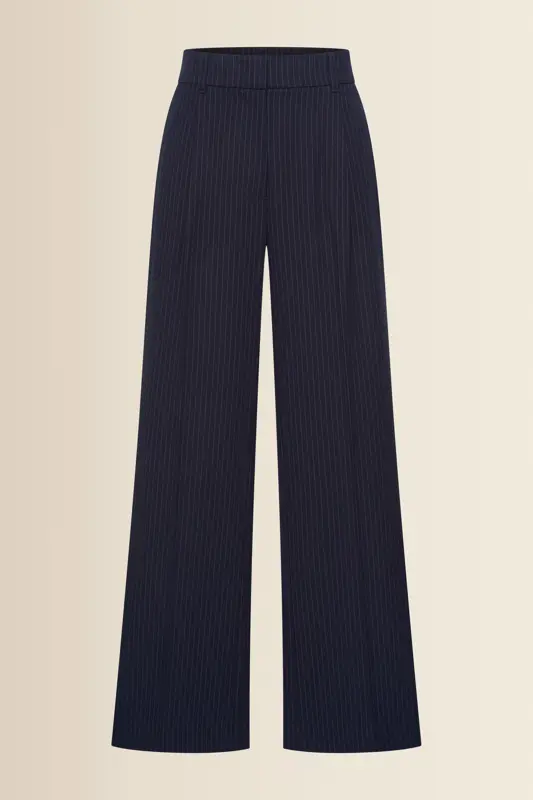 Pantalon met krijtstreep