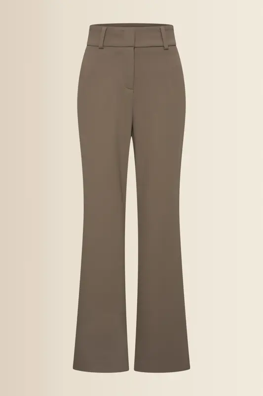 Pantalon met wijde pijpen