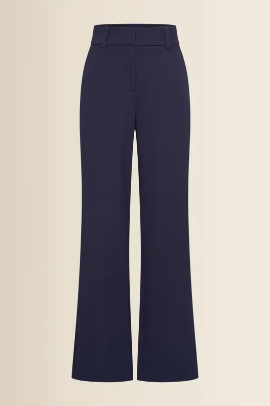 Pantalon met wijde pijpen