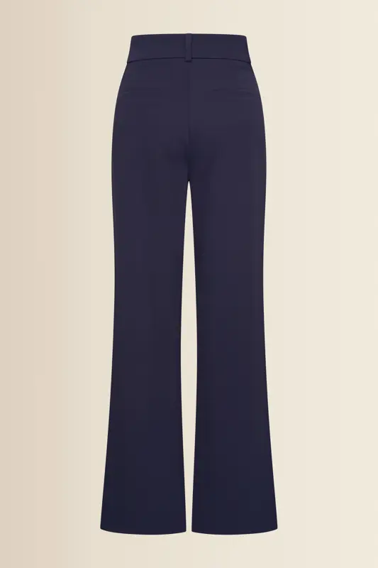 Pantalon met wijde pijpen