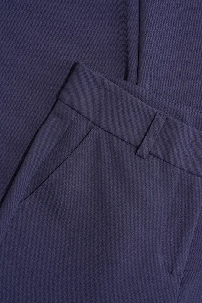 Pantalon met wijde pijpen