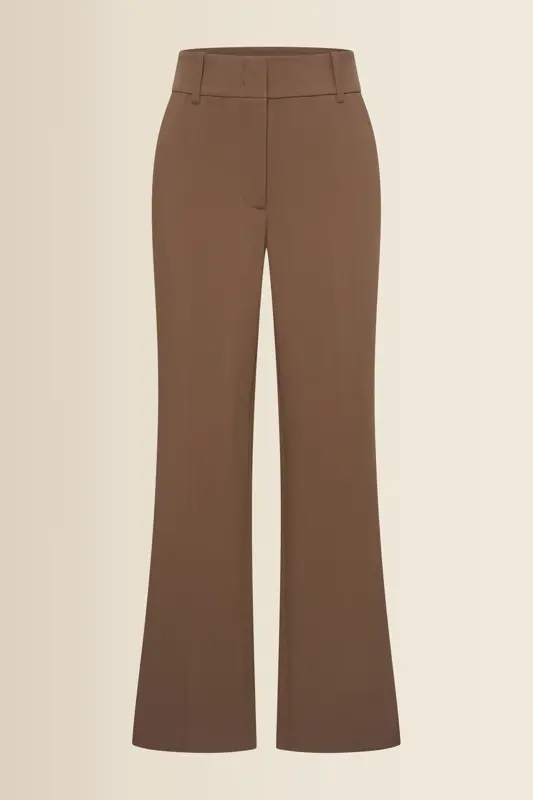 Pantalon met wijde pijpen