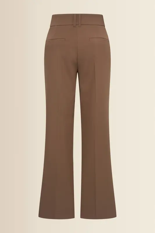 Pantalon met wijde pijpen