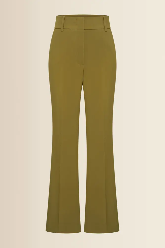 Pantalon met wijde pijpen