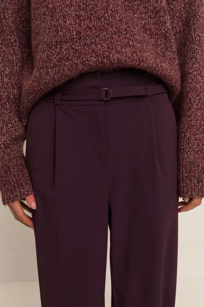 Pantalon met ceintuurdetail