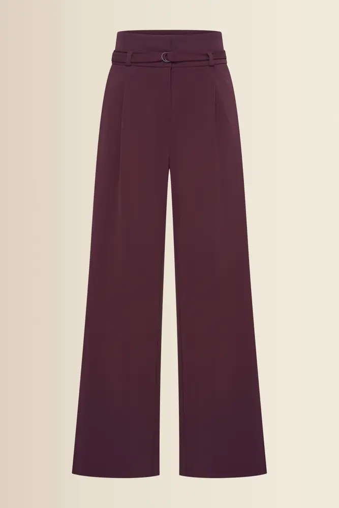 Pantalon met ceintuurdetail