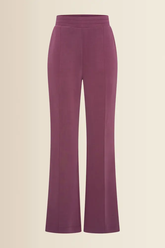 Pantalon met uitlopende pijpen
