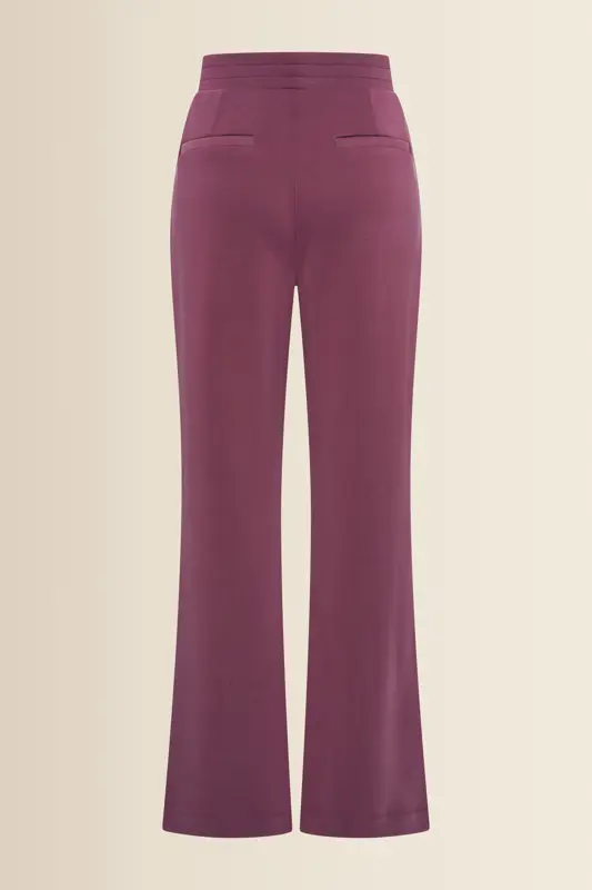 Pantalon met uitlopende pijpen