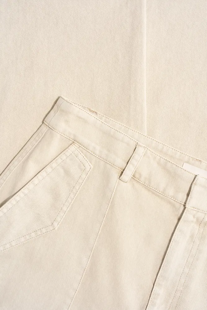 Utility jeans met opgestikte zakken