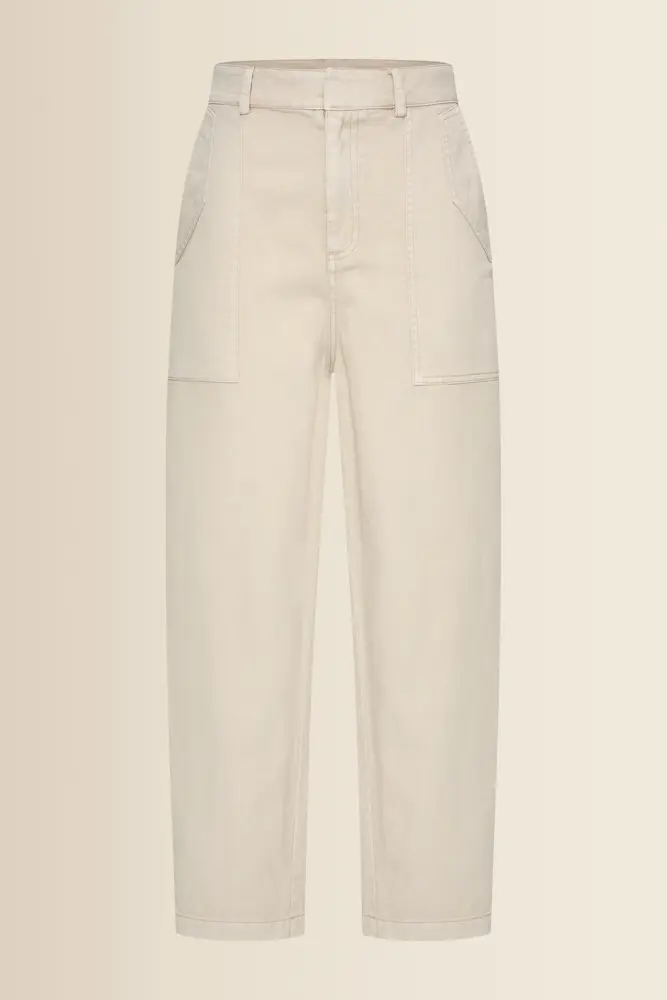 Utility jeans met opgestikte zakken