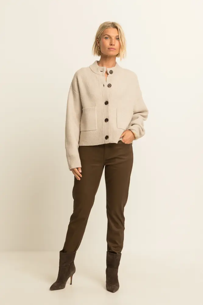 Broek met rechte pasvorm