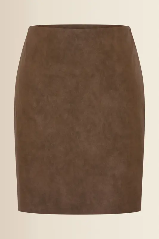 Rok in suèdelook