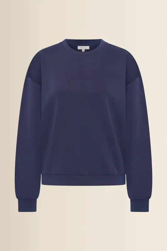 Relaxed sweater met ronde hals