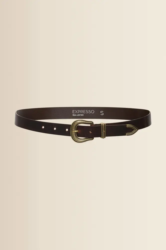 Leren western riem
