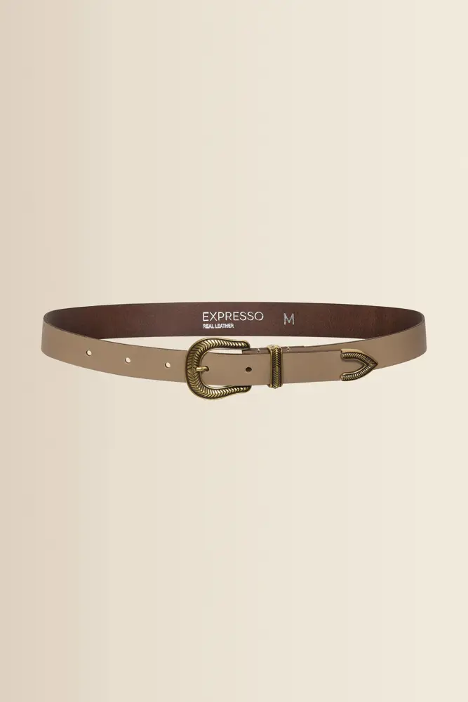 Leren western riem