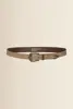Leren western riem