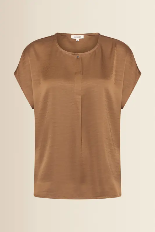 Blouse met korte mouwen