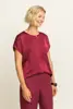 Blouse met korte mouwen