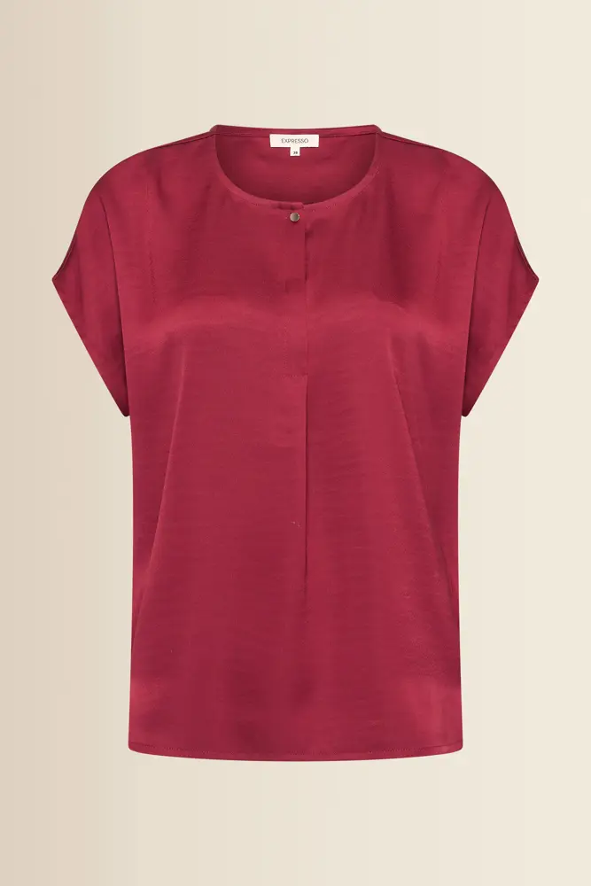Blouse met korte mouwen