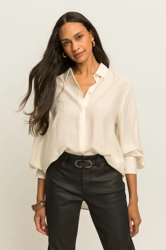 Blouse met structuur