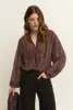 Blouse met abstracte print