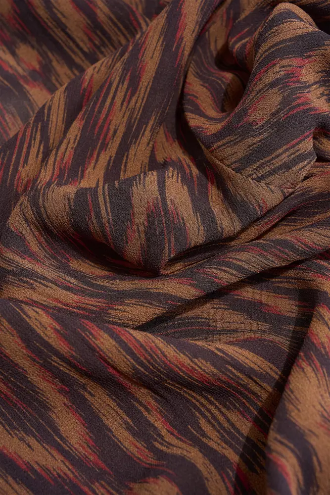 Blouse met abstracte print