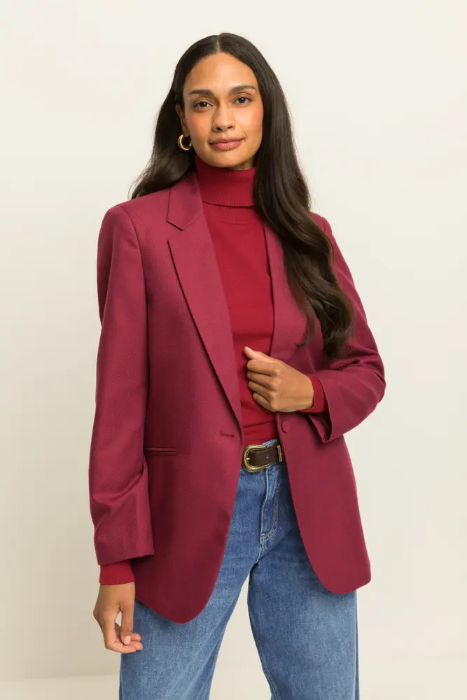 Blazer met reverskraag