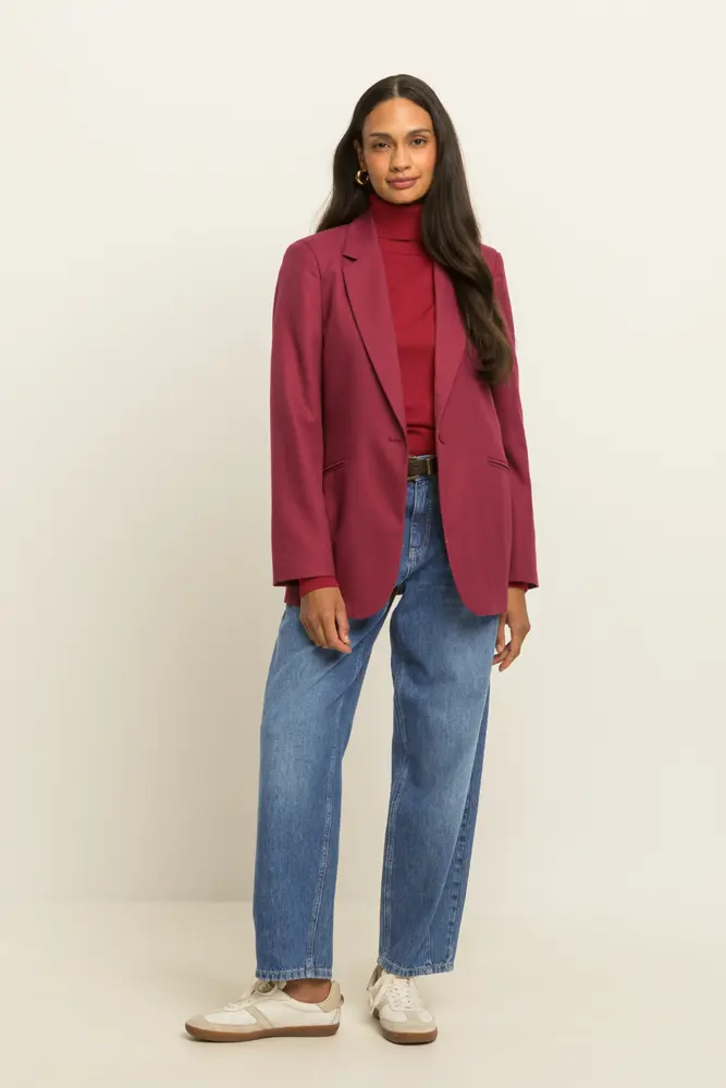 Blazer met reverskraag