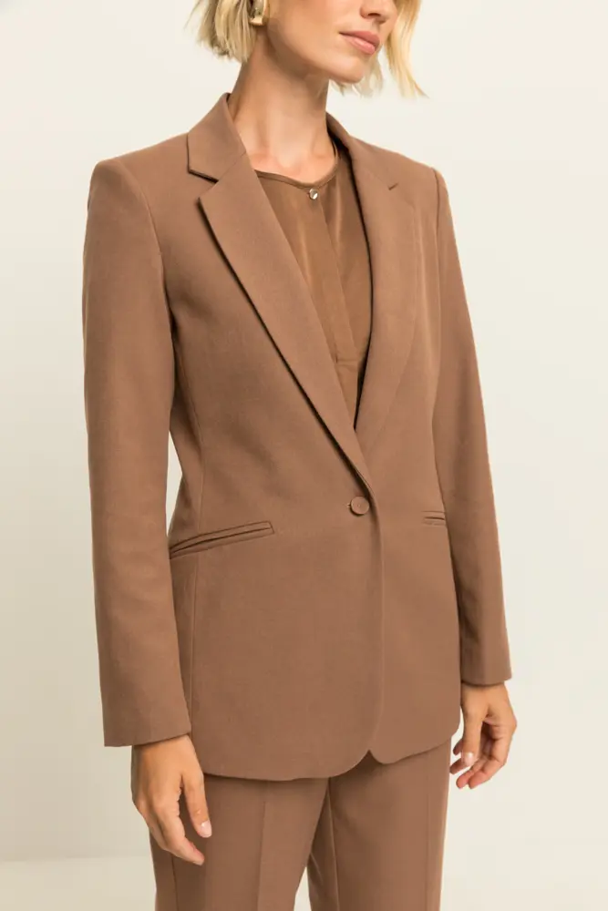 Getailleerde blazer met reverskraag