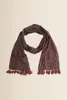 Shawl met abstracte print