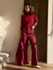 Pantalon met uitlopende pijpen