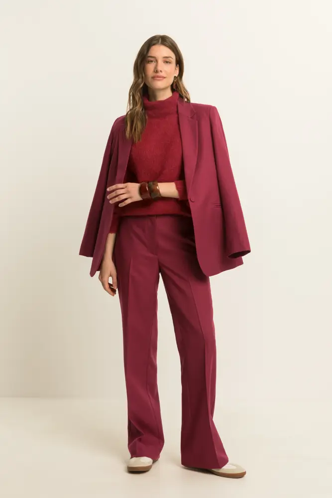 Pantalon met uitlopende pijpen