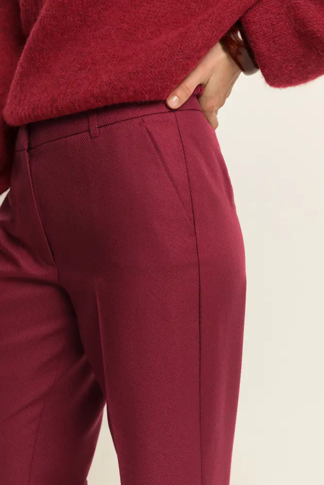Pantalon met uitlopende pijpen