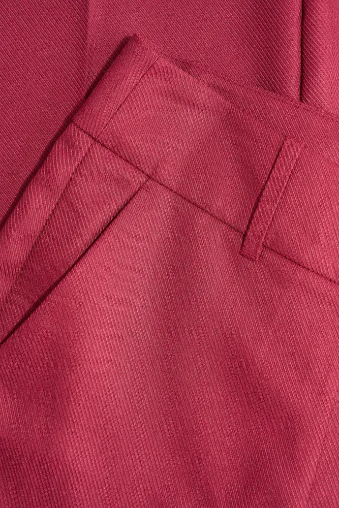 Pantalon met uitlopende pijpen