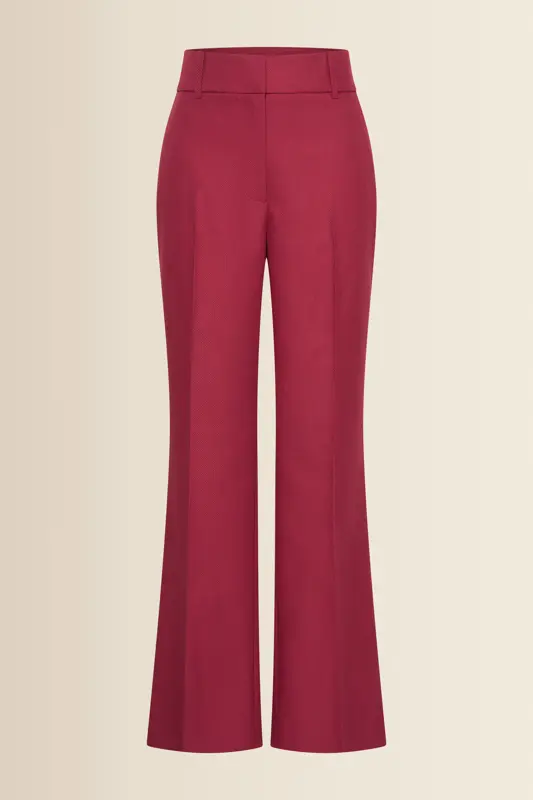 Pantalon met uitlopende pijpen
