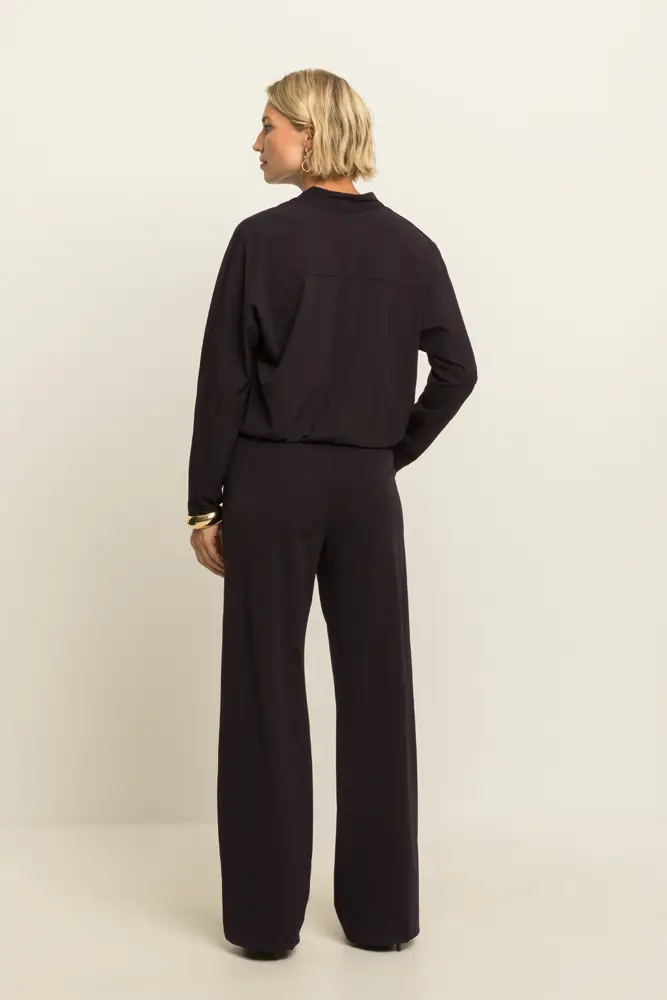 Pantalon met licht uitlopende pijpen