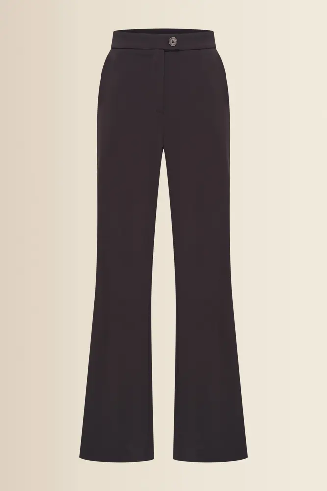 Pantalon met licht uitlopende pijpen