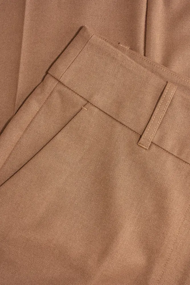 Pantalon met licht uitlopende pijpen