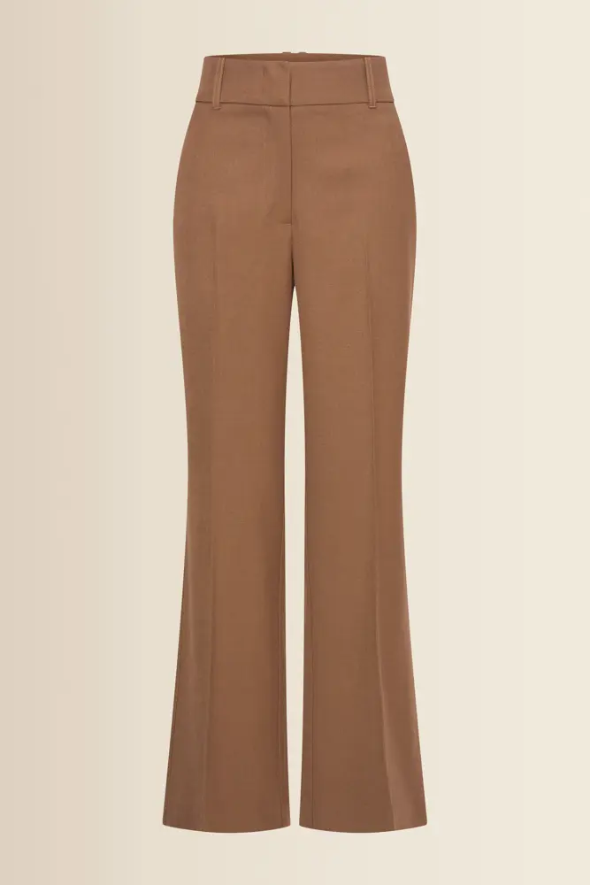 Pantalon met licht uitlopende pijpen