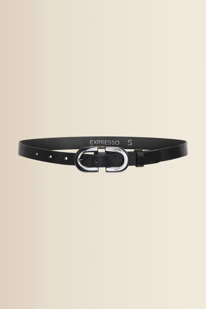Riem met zilverkleurige gesp
