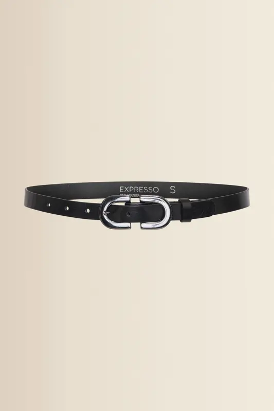 Riem met zilverkleurige gesp
