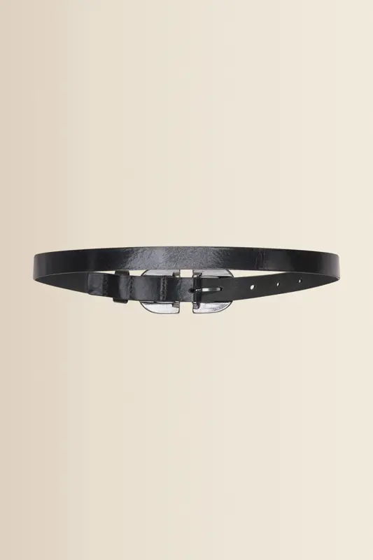 Riem met zilverkleurige gesp