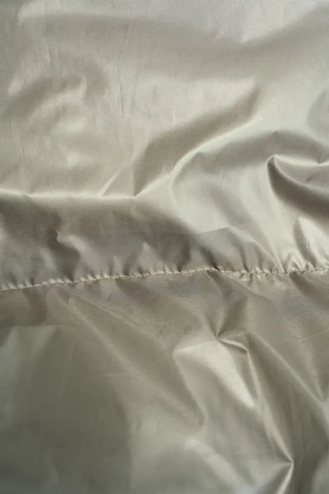 Gewatteerde jas met shawl