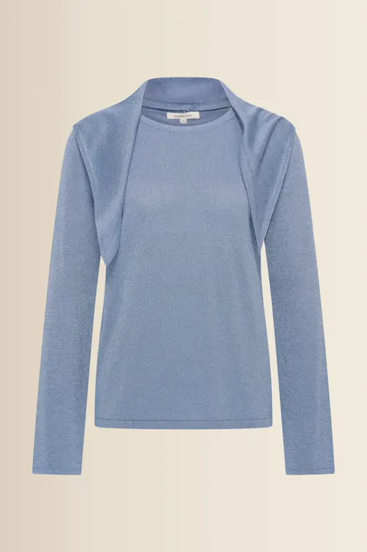 Top met bijpassende shawl